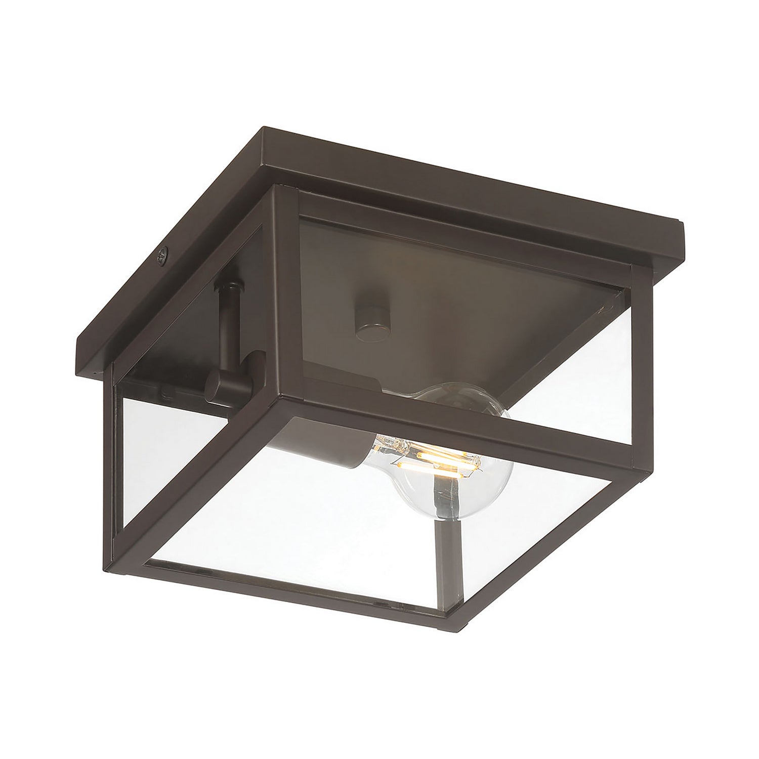 Millennium - 4201-PBZ - One Light Flush Mount - Evanton - Powder Coated Bronze