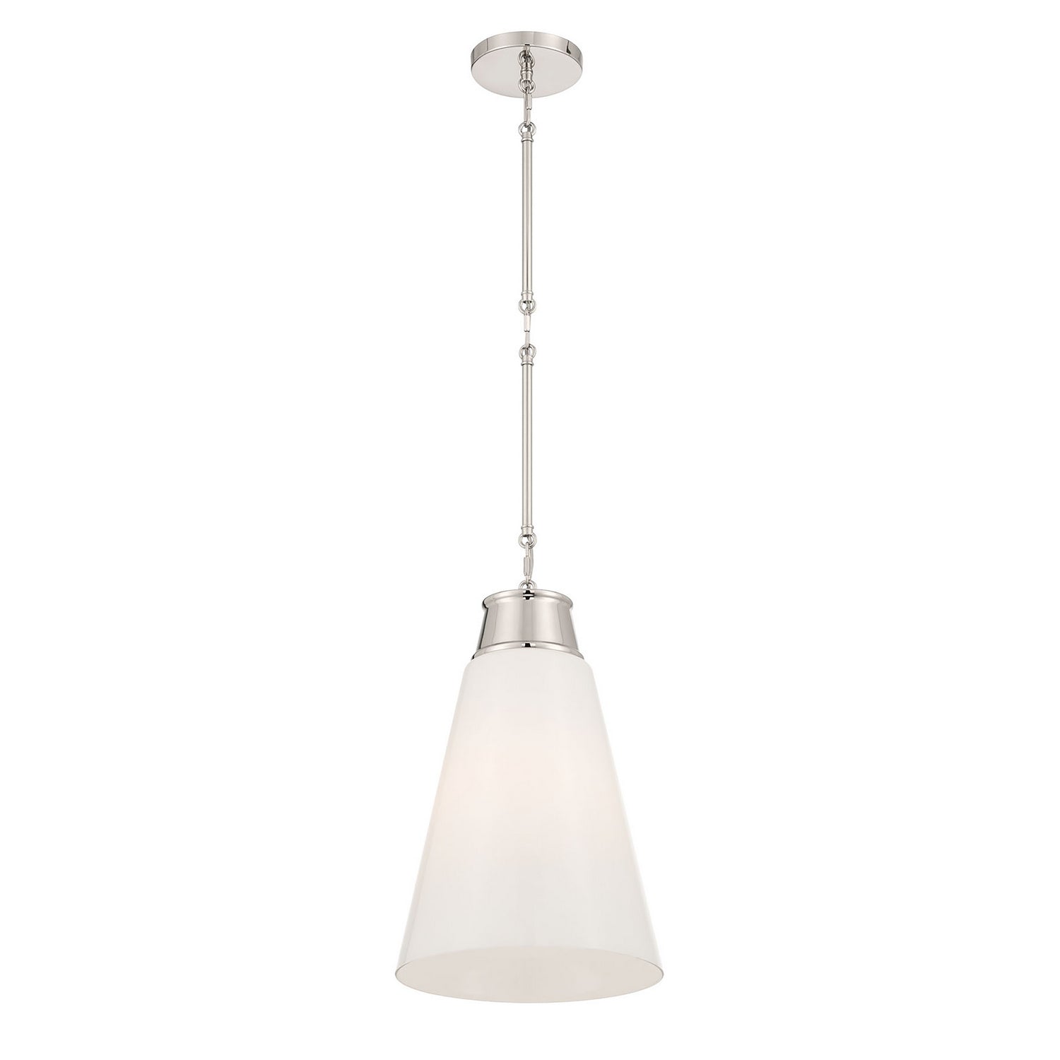 Millennium - 280101-PN - One Light Pendant - Bellaryn - Polished Nickel