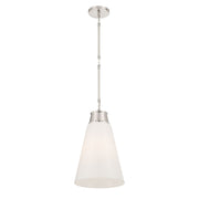 Millennium - 280101-PN - One Light Pendant - Bellaryn - Polished Nickel