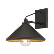 Millennium - 51201-PBK - One Light Wall Sconce - Vectra - Powder Coated Black