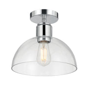 Millennium - 6021-CH - One Light Semi-Flush Mount - Knightsdale - Chrome