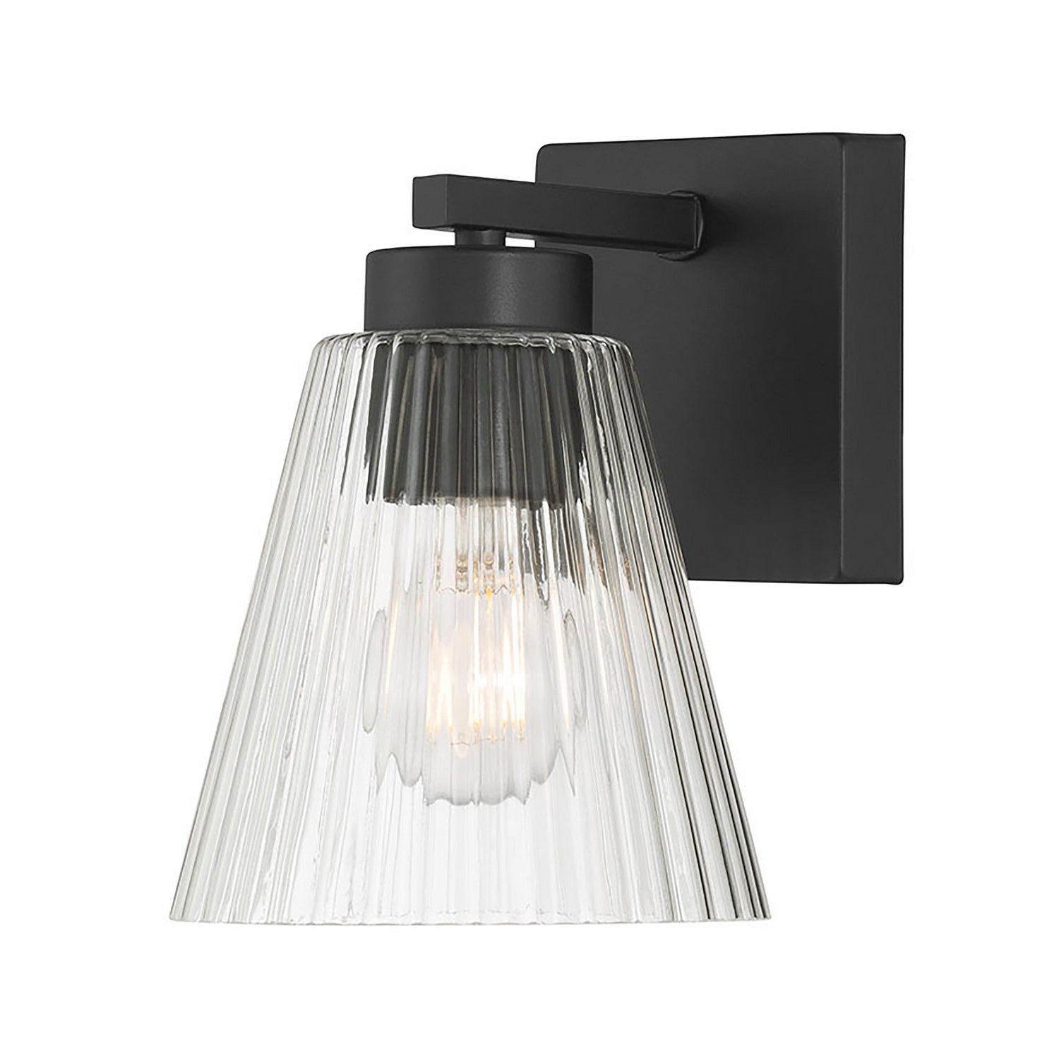 Millennium - 63001-MB - One Light Wall Sconce - Riville - Matte Black