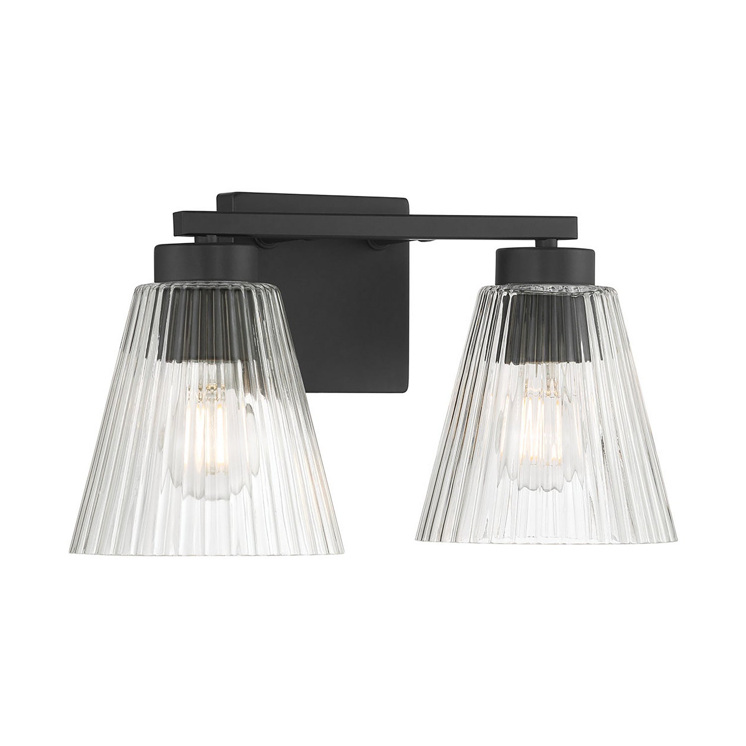 Millennium - 63002-MB - Two Light Vanity - Riville - Matte Black