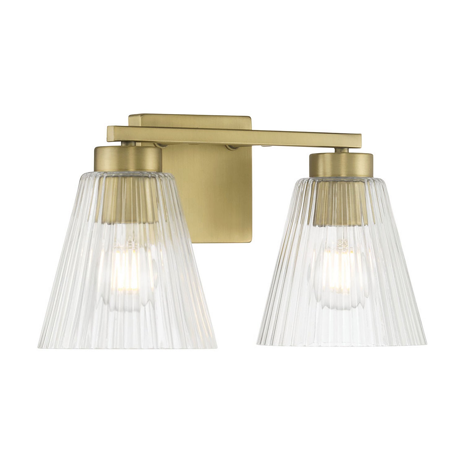 Millennium - 63002-VB - Two Light Vanity - Riville - Vintage Brass