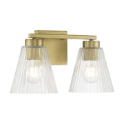Millennium - 63002-VB - Two Light Vanity - Riville - Vintage Brass