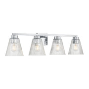 Millennium - 63004-CH - Four Light Vanity - Riville - Chrome