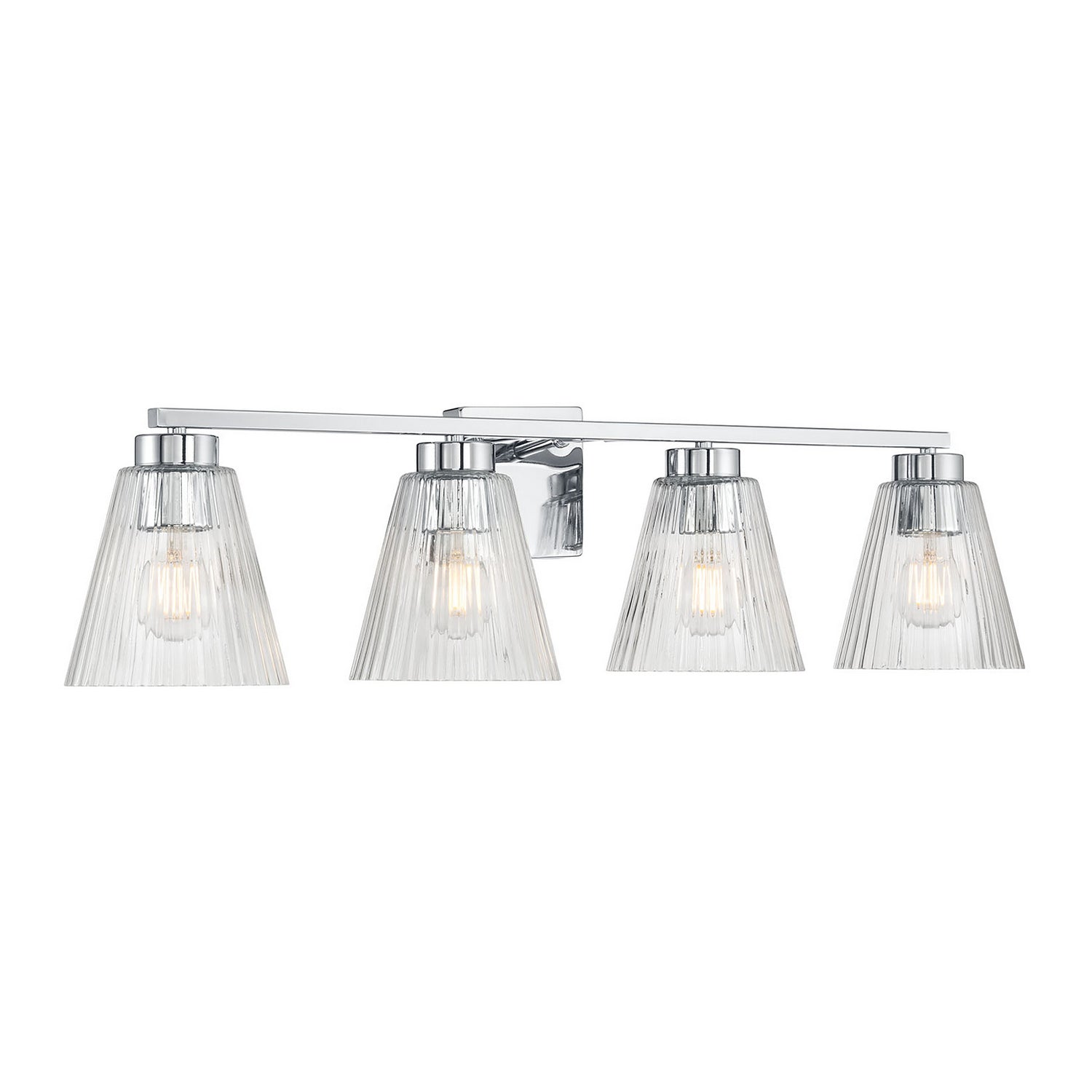 Millennium - 63004-CH - Four Light Vanity - Riville - Chrome