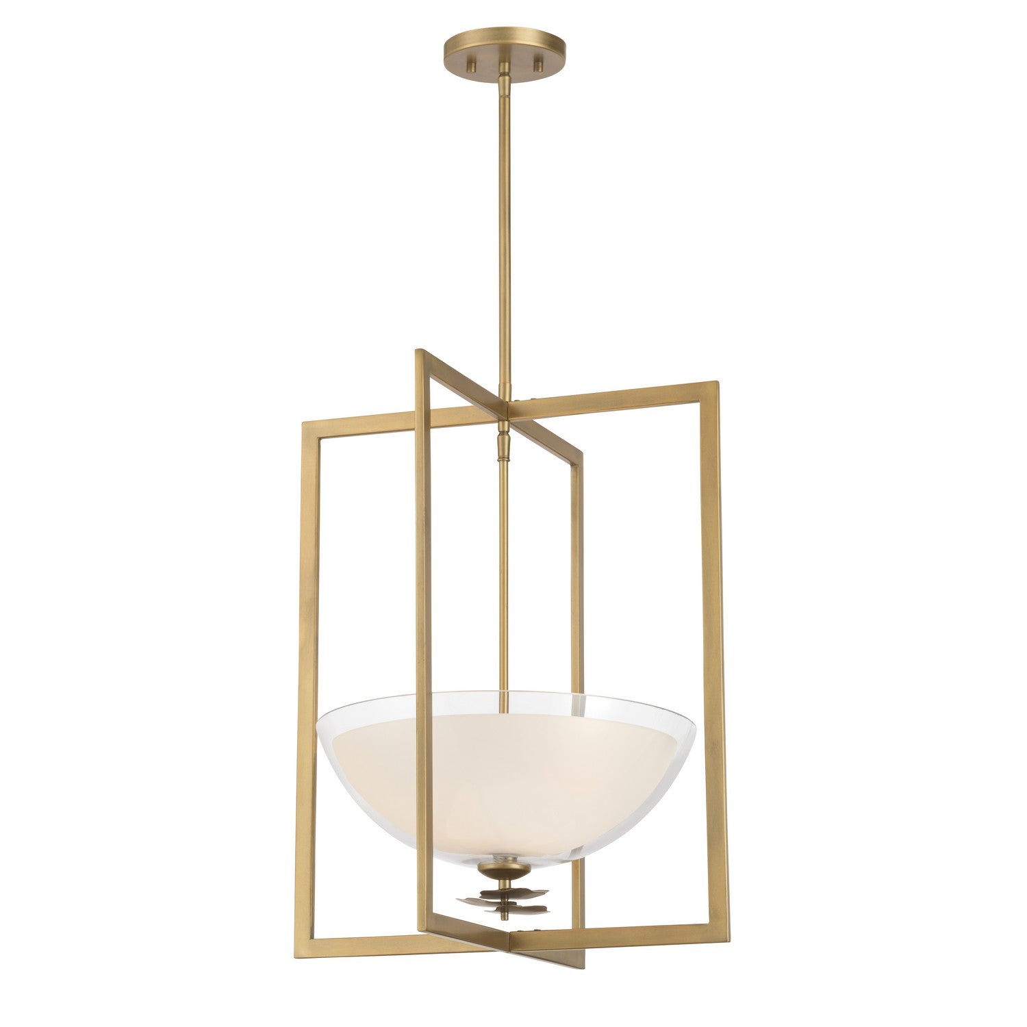 Minka-Lavery - 10256-732 - Three Light Pendant - Elowen - Legacy Brass