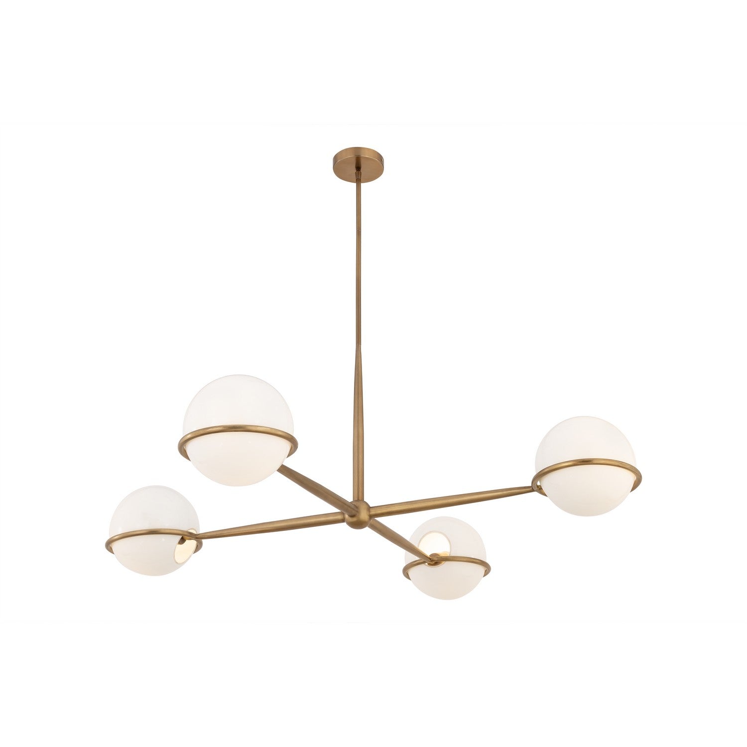 Minka-Lavery - 12505-732 - Four Light Chandelier - Orstyn - Legacy Brass