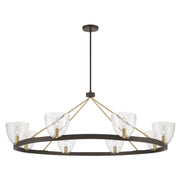 Minka-Lavery - 12728-796 - Eight Light Chandelier - Noellea - Dark Bronze