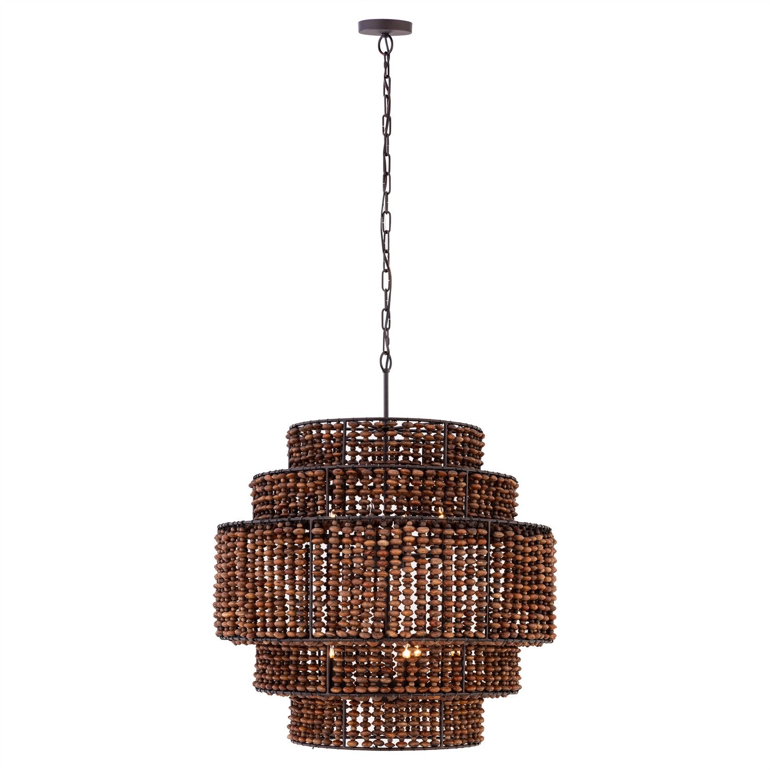 Minka-Lavery - 12959-860 - Nine Light Pendant - Beaudelle - Dark Bronze