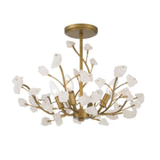 Minka-Lavery - 13954-870 - Five Light Semi-Flush Mount - Ramus - Painted Legacy Brass