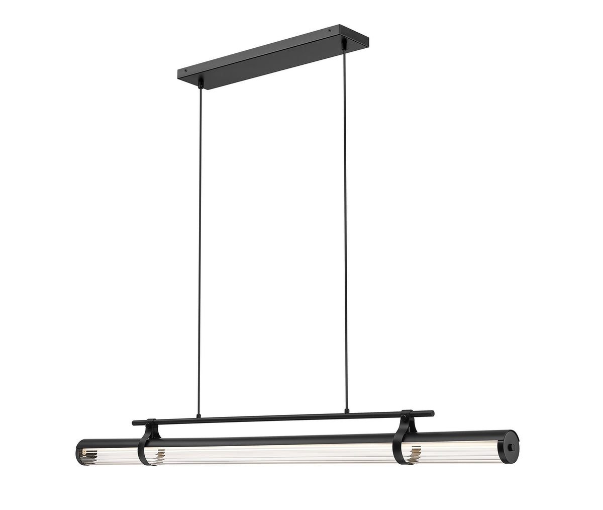 Z-Lite - 1959-54L-MB-LED - LED Linear Chandelier - Benoit - Matte Black