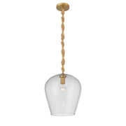 Minka-Lavery - 15585-732 - One Light Pendant - Elyric - Legacy Brass