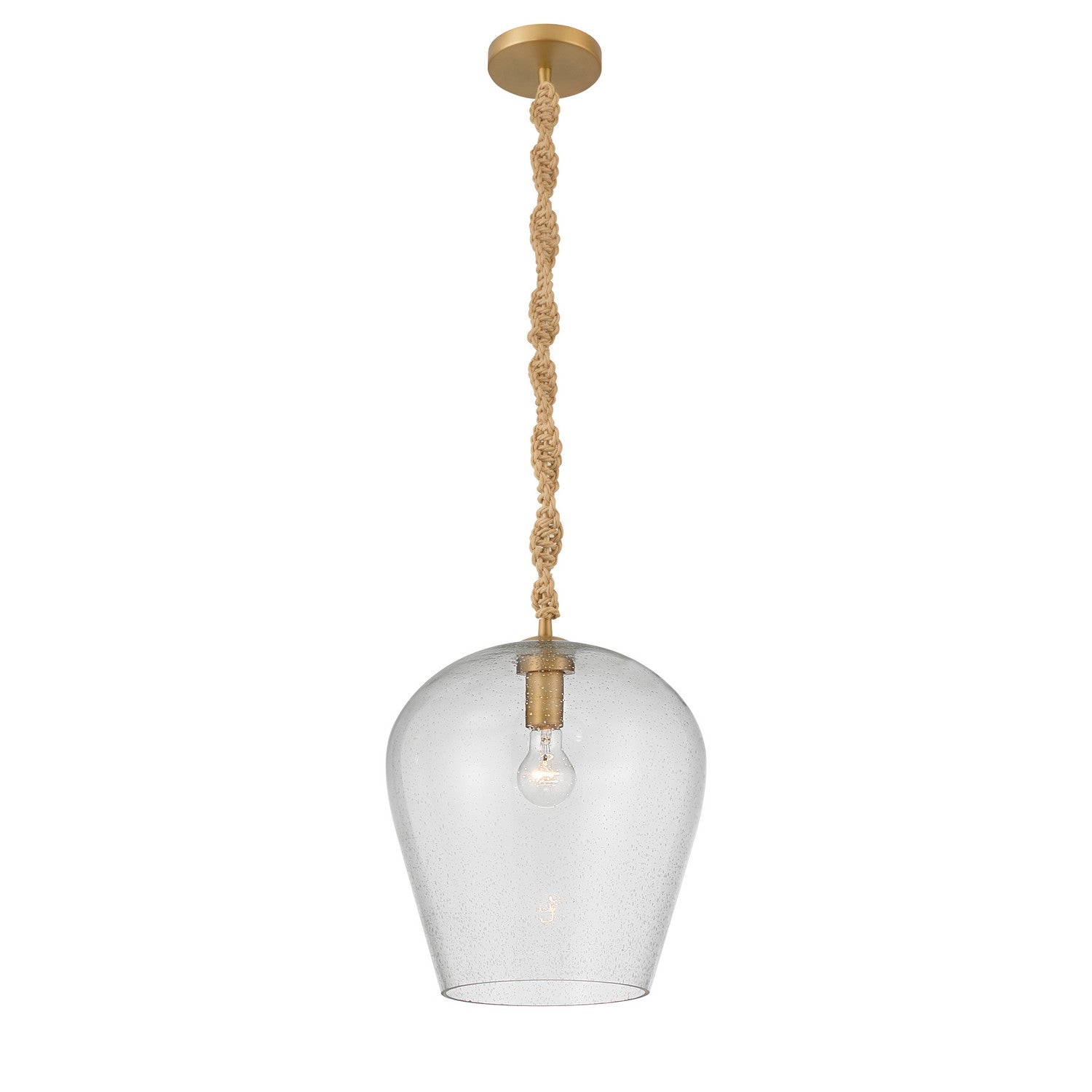 Minka-Lavery - 15585-732 - One Light Pendant - Elyric - Legacy Brass