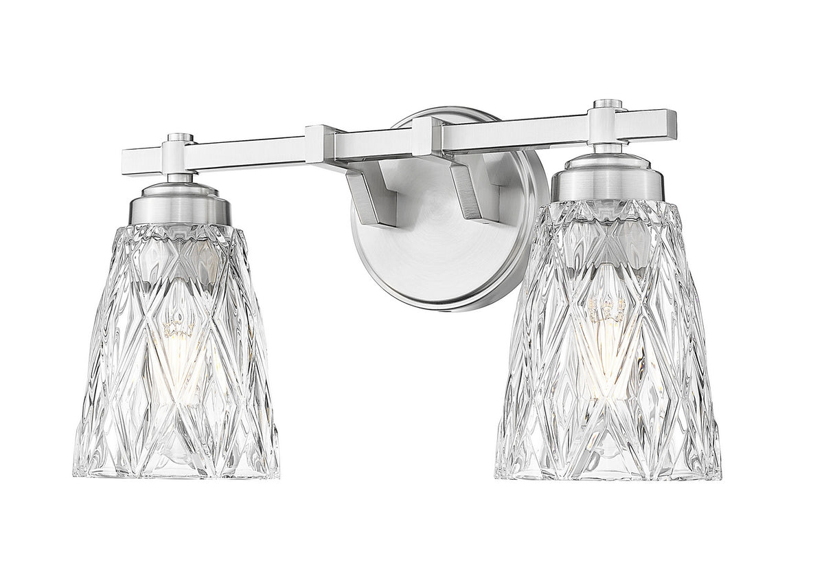 Z-Lite - 1960-2V-BN - Two Light Vanity - Andree - Brushed Nickel