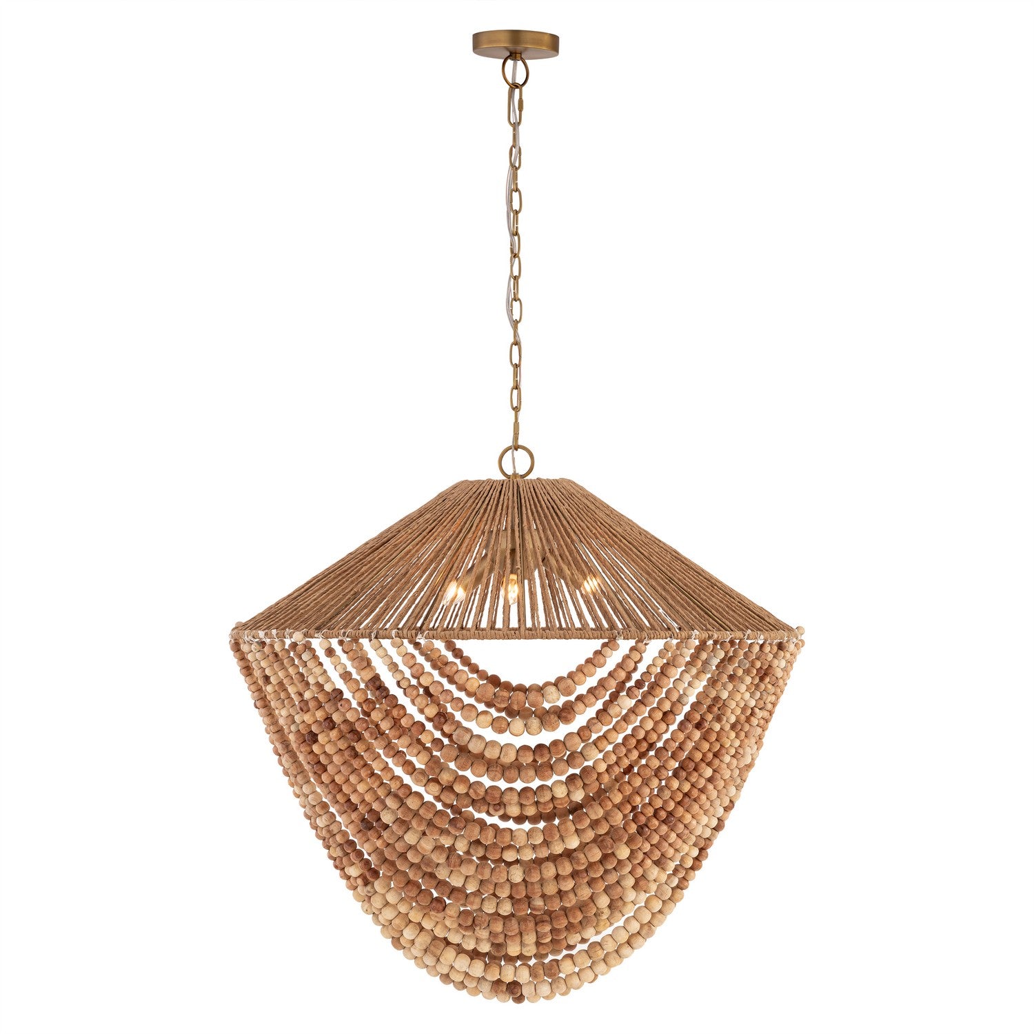 Minka-Lavery - 19946-732 - Three Light Pendant - Virella - Legacy Brass