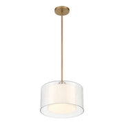 Minka-Lavery - 2066-732 - One Light Convertible Pendant/Semi-Flush Mount - Seville - Legacy Brass