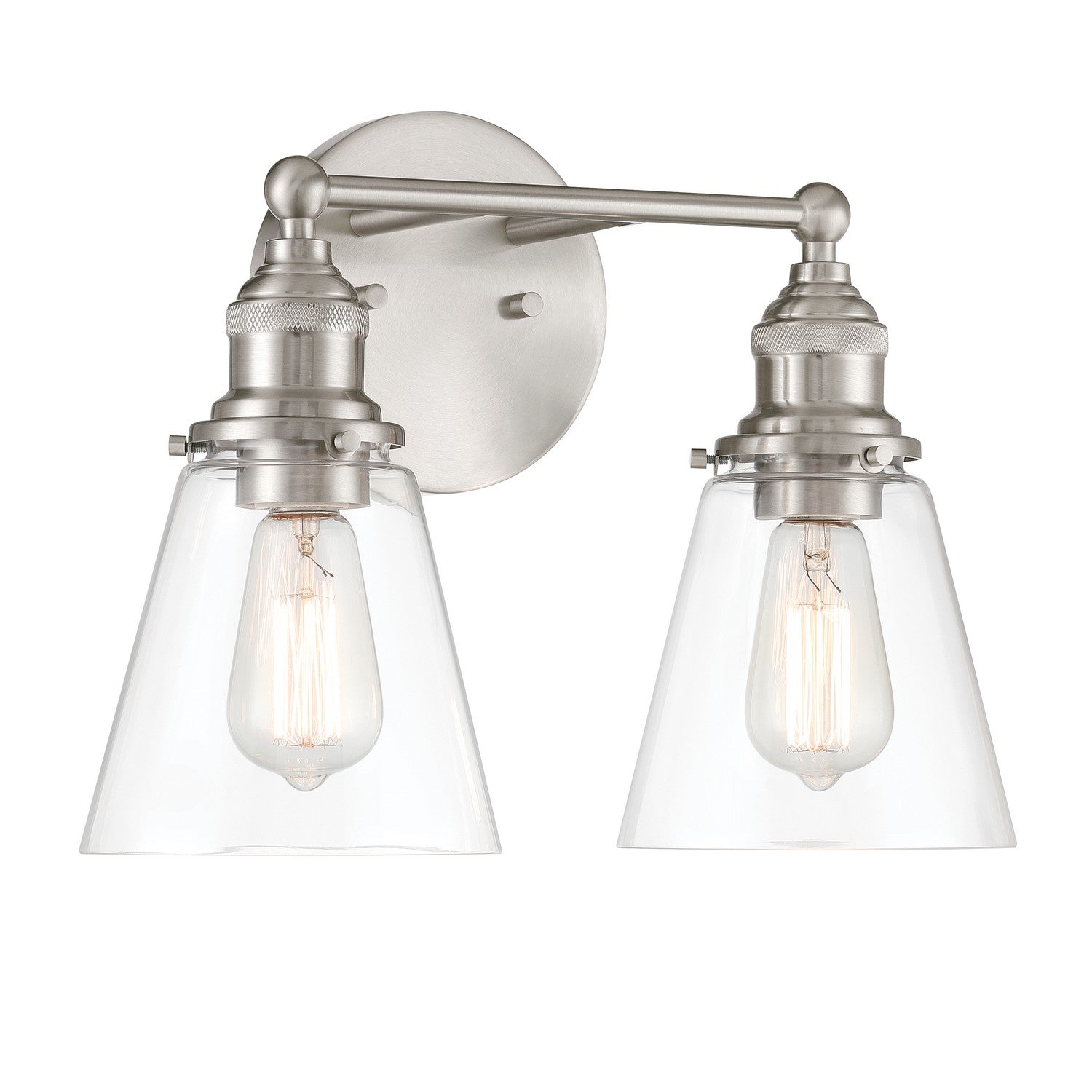 Minka-Lavery - 5682-84 - Two Light Vanity - Barwell - Brushed Nickel