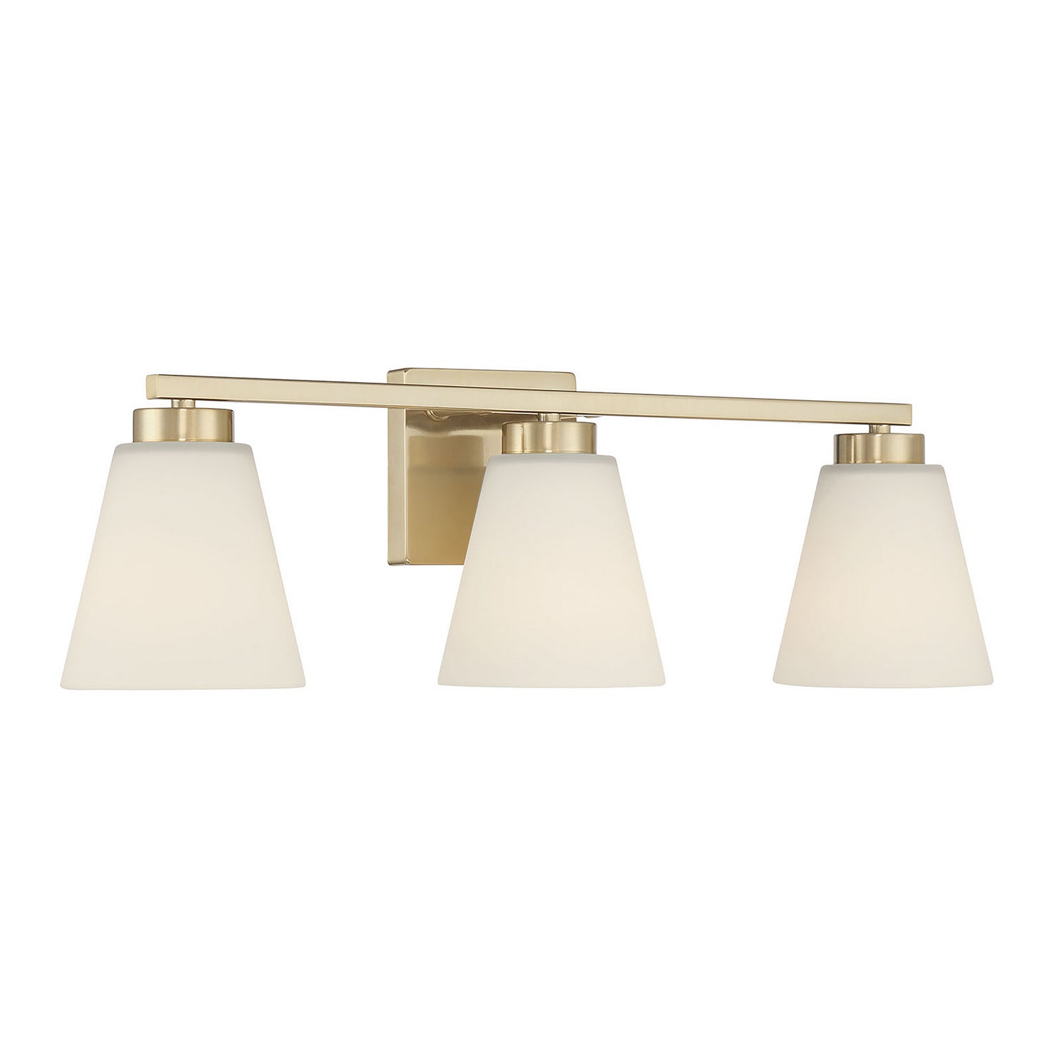 Millennium - 64003WG-MG - Three Light Vanity - Strayhan - Modern Gold