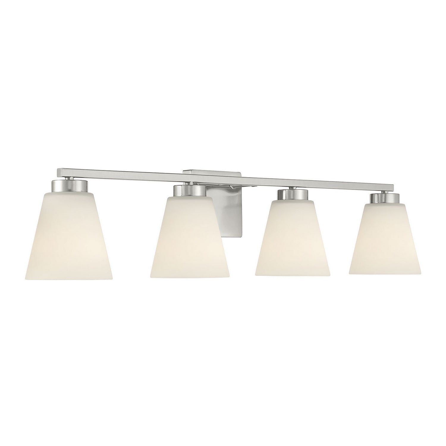 Millennium - 64004WG-BN - Four Light Vanity - Strayhan - Brushed Nickel