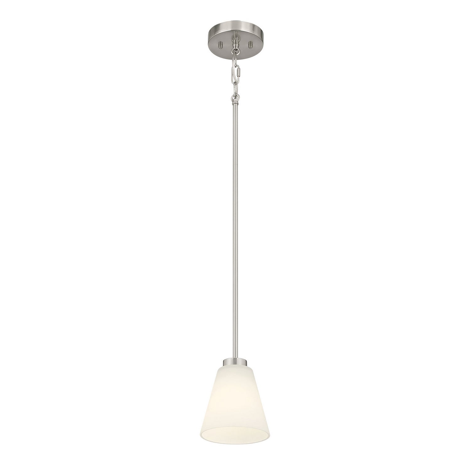 Millennium - 64101WG-BN - One Light Mini Pendant - Strayhan - Brushed Nickel