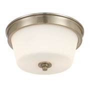 Millennium - 64102WG-MG - Two Light Flush Mount - Strayhan - Modern Gold