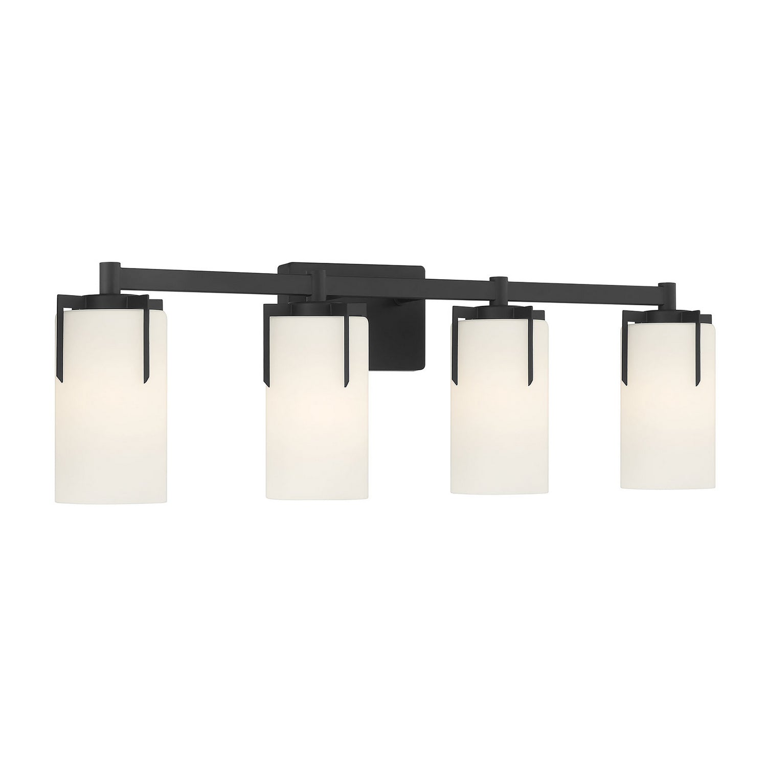 Millennium - 65004-MB - Four Light Vanity - Froselle - Matte Black