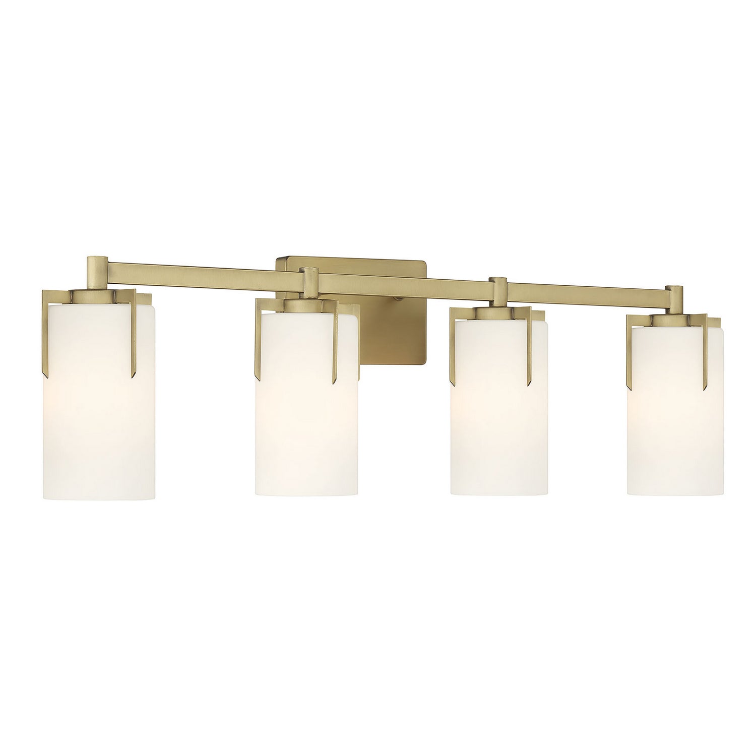 Millennium - 65004-VB - Four Light Vanity - Froselle - Vintage Brass