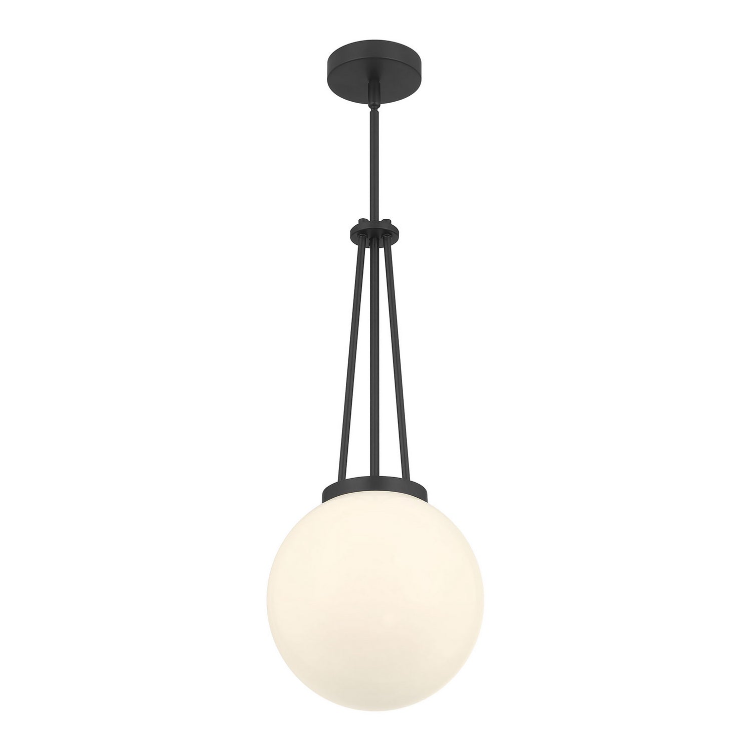 Millennium - 65101-MB - One Light Pendant - Vellin - Matte Black