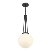 Millennium - 65101-MB - One Light Pendant - Vellin - Matte Black