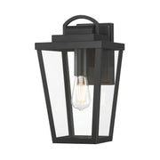 Millennium - 68201-PBK - One Light Lantern - Brenwick - Powder Coated Black