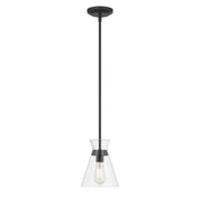 Millennium - 69001-MB - One Light Mini Pendant - Amarella - Matte Black