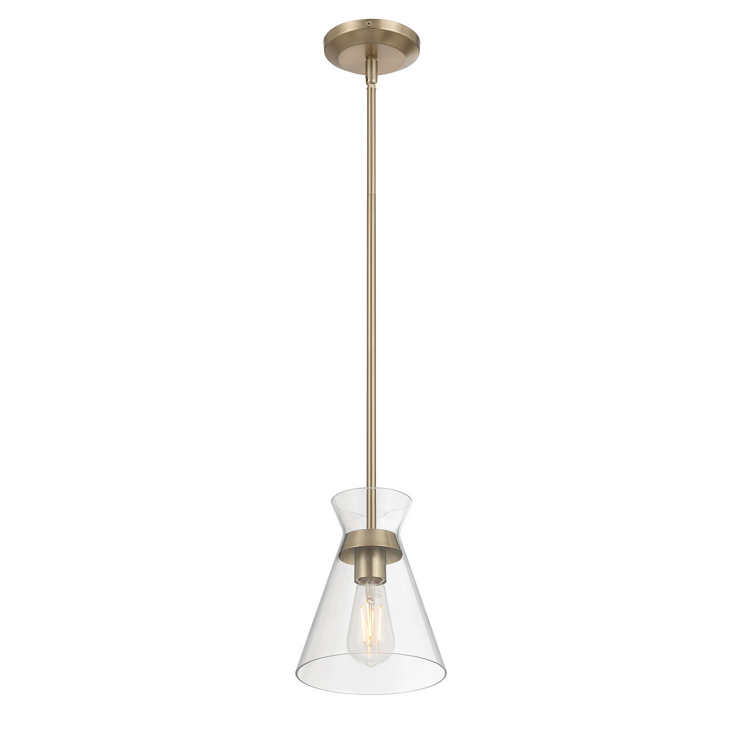 Millennium - 69001-MG - One Light Mini Pendant - Amarella - Modern Gold