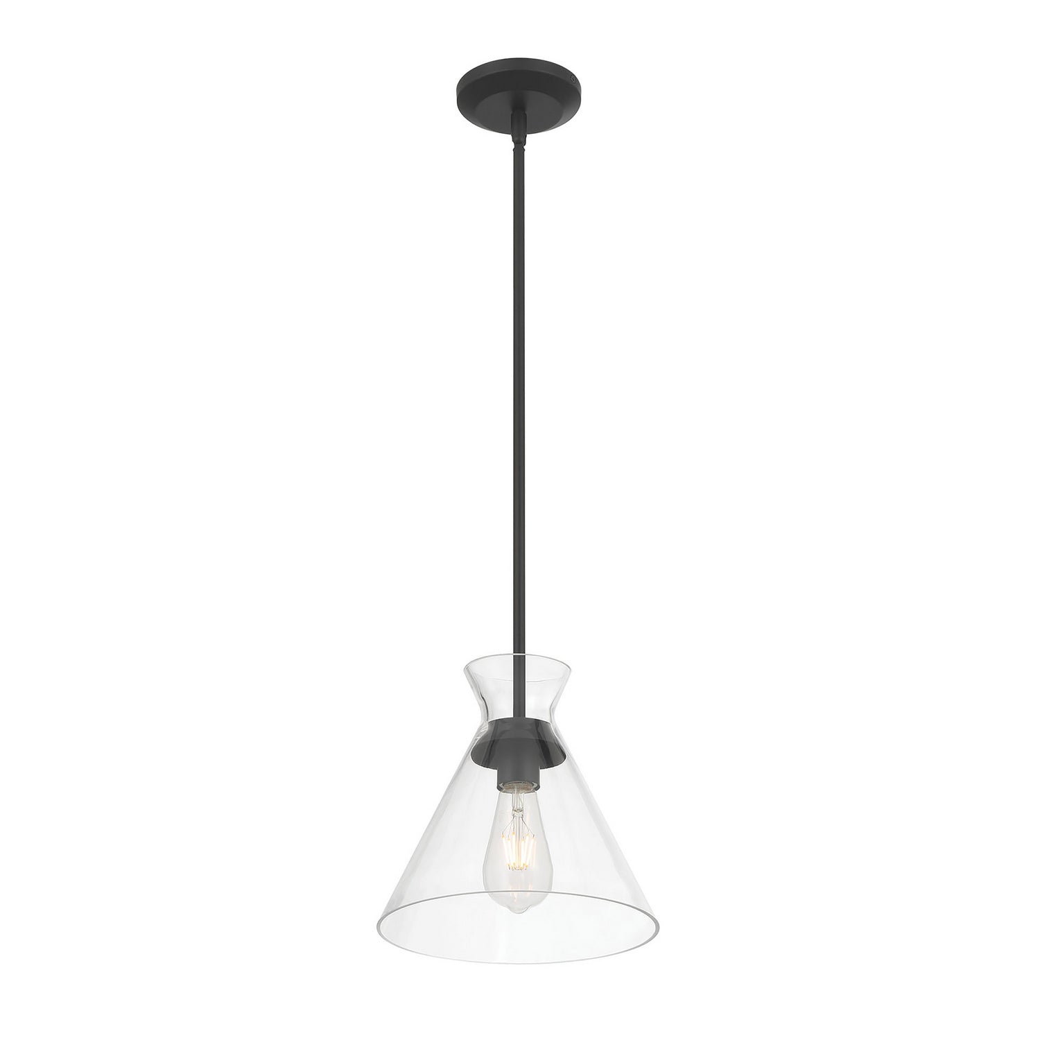 Millennium - 69101-MB - One Light Pendant - Amarella - Matte Black