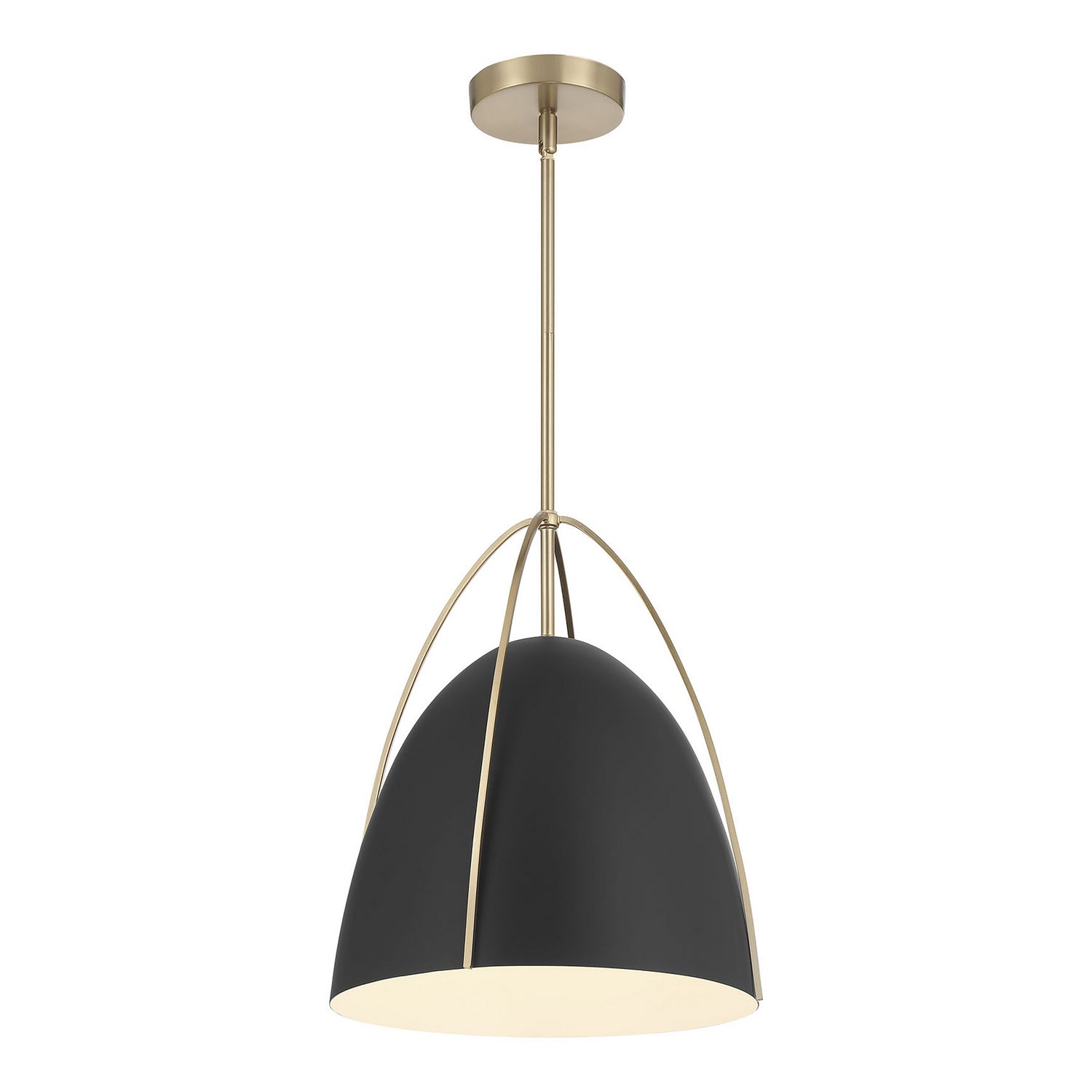 Millennium - 69201-MB/MG - One Light Pendant - Pomelle - Matte Black