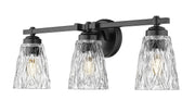 Z-Lite - 1960-3V-MB - Three Light Vanity - Andree - Matte Black