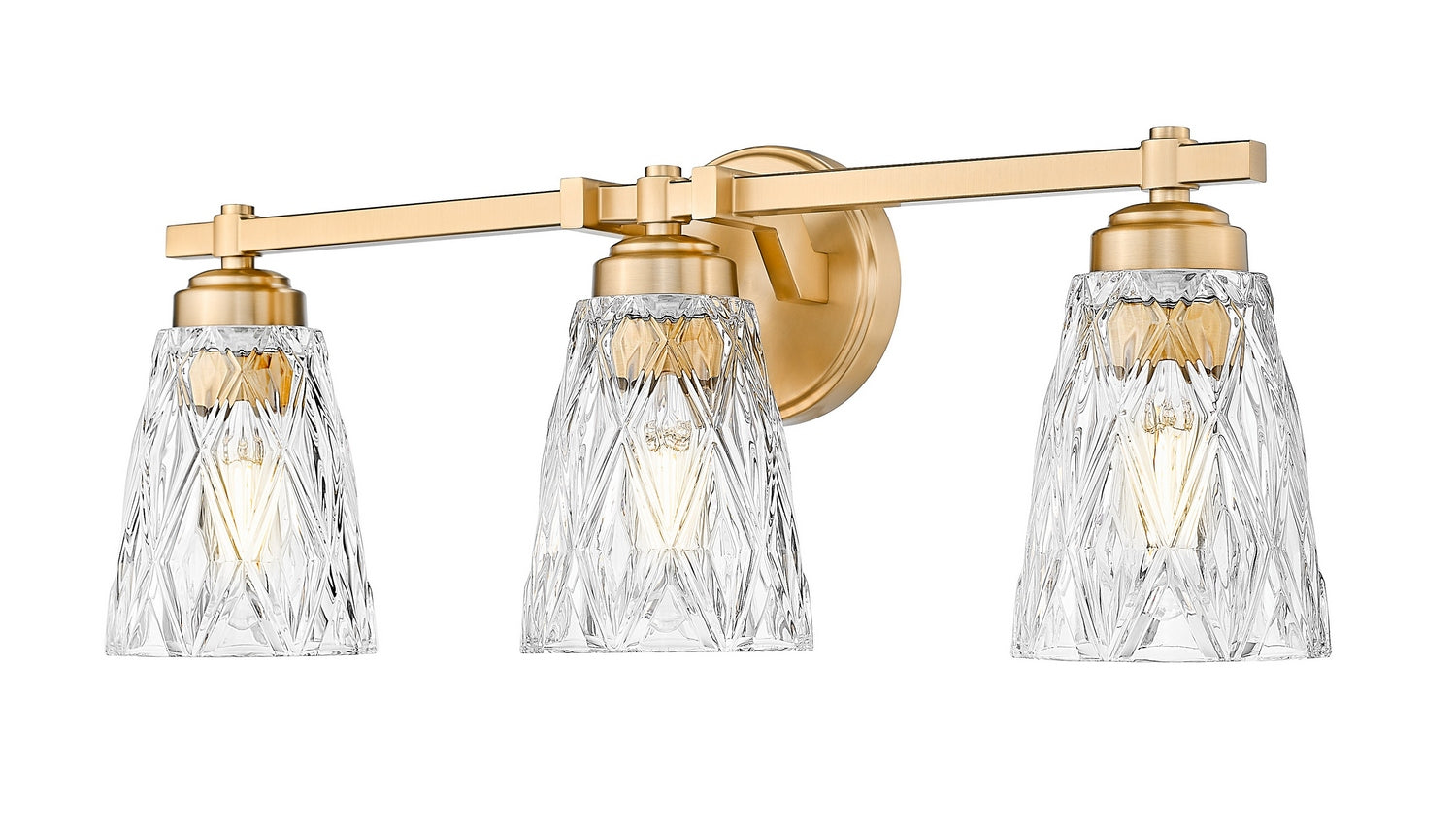 Z-Lite - 1960-3V-MGLD - Three Light Vanity - Andree - Modern Gold