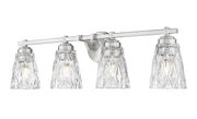 Z-Lite - 1960-4V-BN - Four Light Vanity - Andree - Brushed Nickel