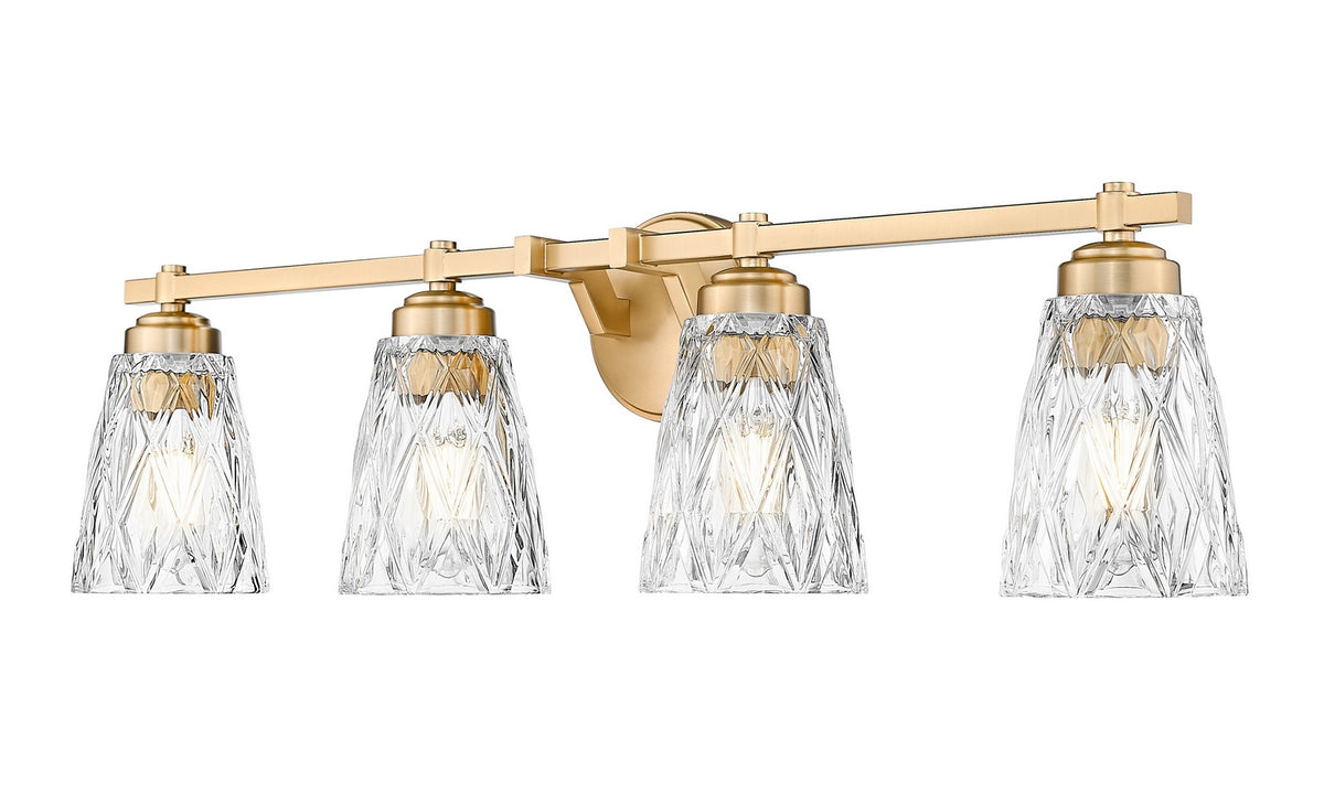 Z-Lite - 1960-4V-MGLD - Four Light Vanity - Andree - Modern Gold