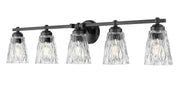 Z-Lite - 1960-5V-MB - Five Light Vanity - Andree - Matte Black