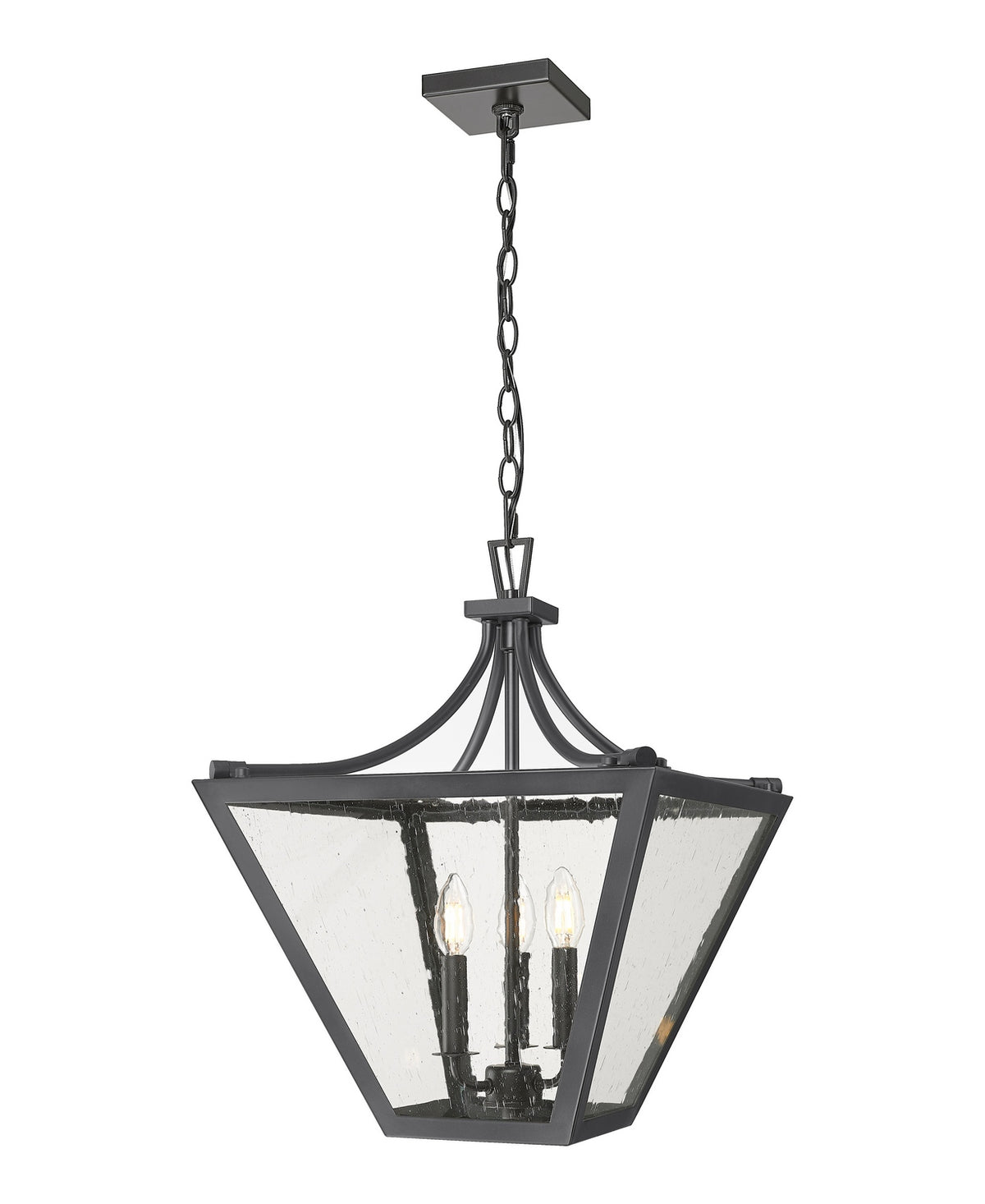 Z-Lite - 1961-3C-IO - Three Light Chandelier - Montalcino - Iron Ore