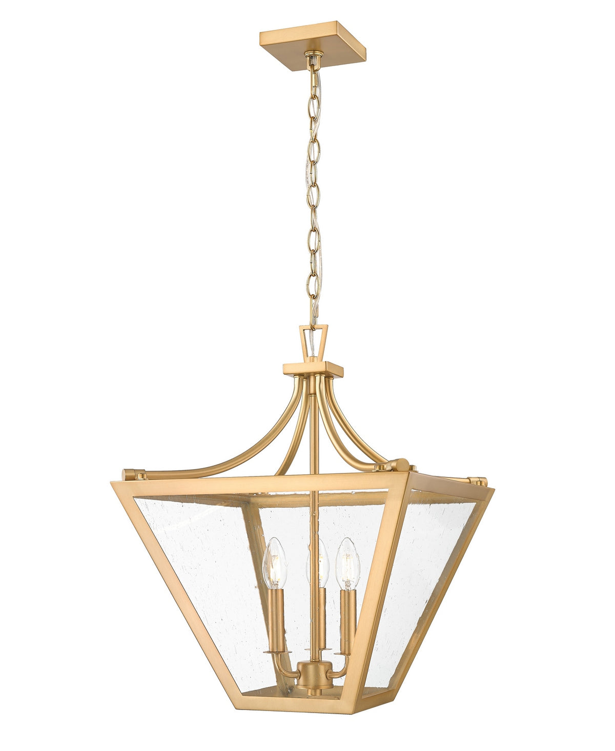 Z-Lite - 1961-3C-RB - Three Light Chandelier - Montalcino - Rubbed Brass