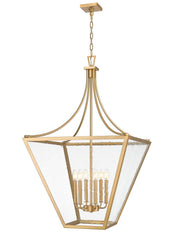 Z-Lite - 1961-6RB - Six Light Chandelier - Montalcino - Rubbed Brass