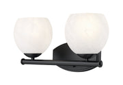 Z-Lite - 1963-2V-MB - Two Light Vanity - Colette - Matte Black