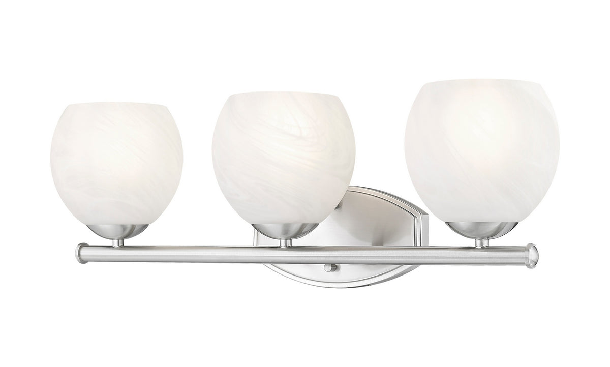 Z-Lite - 1963-3V-BN - Three Light Vanity - Colette - Brushed Nickel