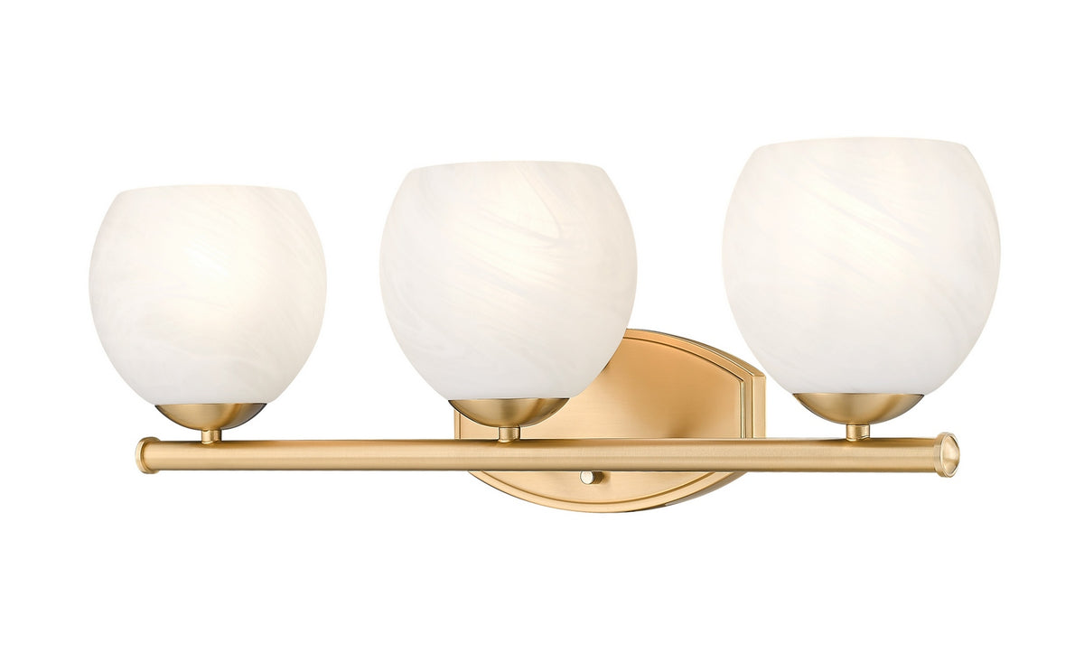 Z-Lite - 1963-3V-MGLD - Three Light Vanity - Colette - Modern Gold
