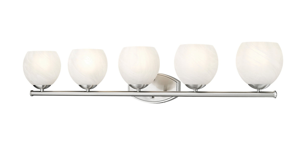 Z-Lite - 1963-5V-BN - Five Light Vanity - Colette - Brushed Nickel