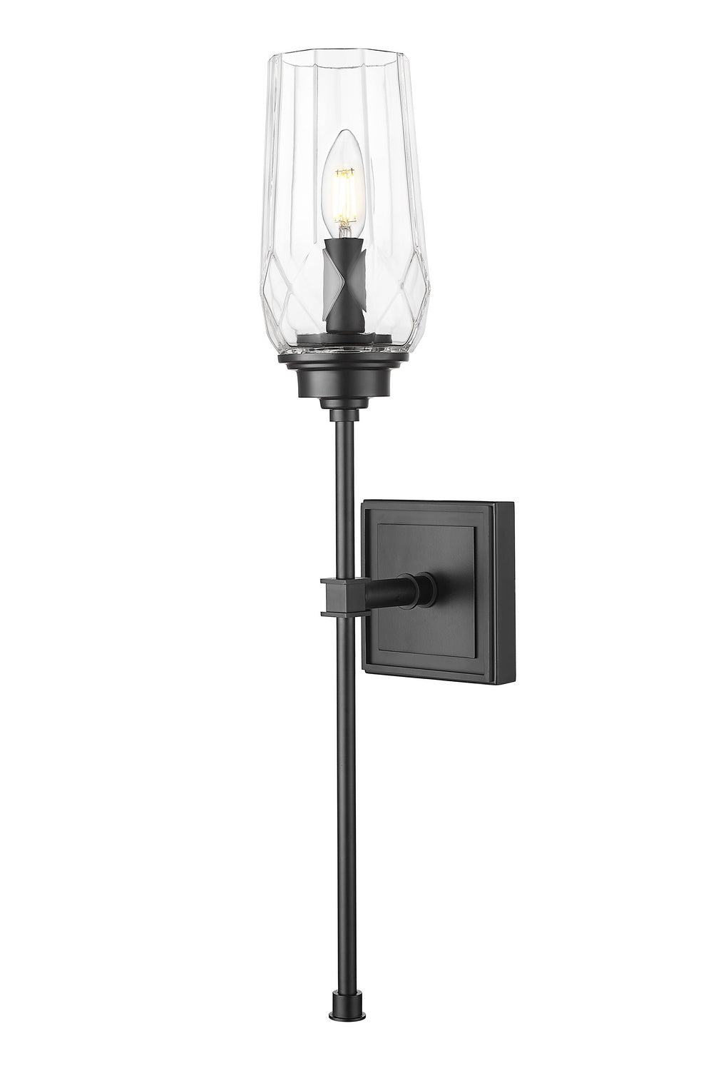 Z-Lite - 2015-1S-MB - One Light Wall Sconce - Cosmo - Matte Black