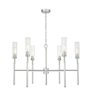Z-Lite - 3047-6BN - Six Light Chandelier - Esme - Brushed Nickel